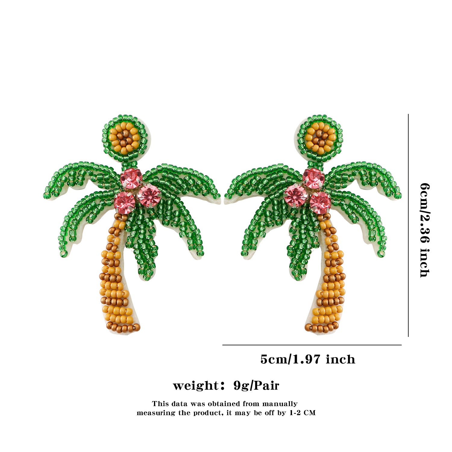 Wholesale Summer Vacation Wind Bohemian Bead Earrings